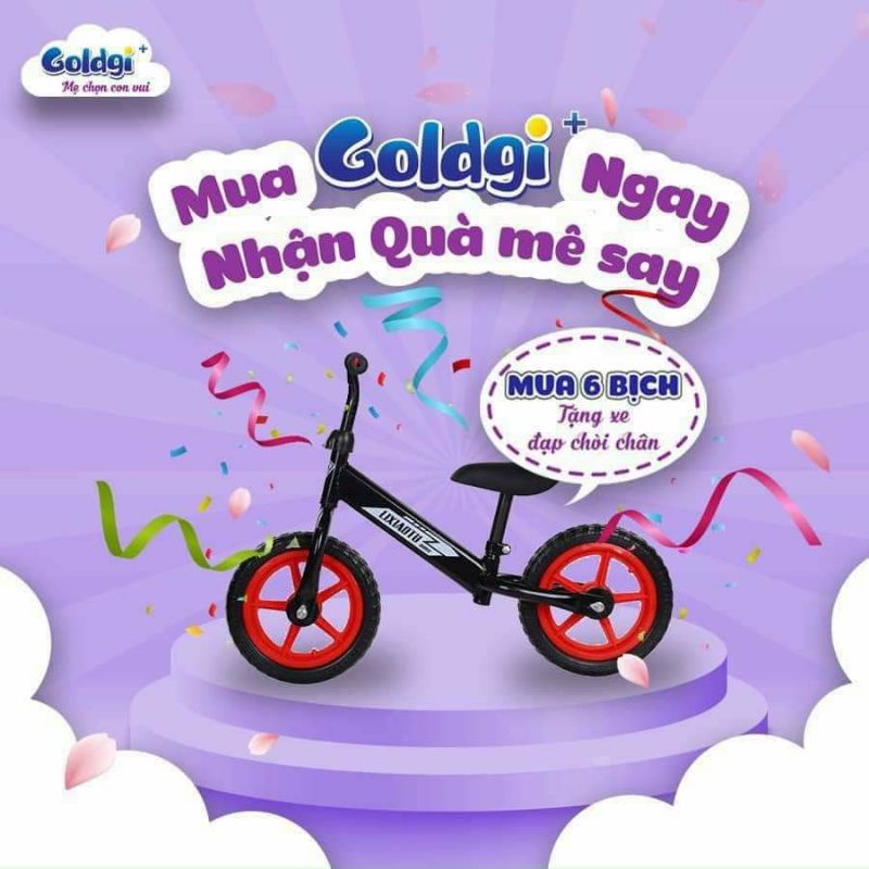 Xe chòi chân thăng bằng cho bé Goldgi