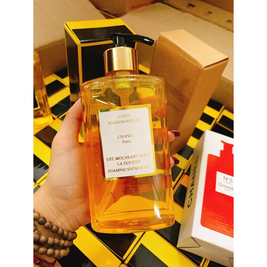 Tổng hợp các mùi sửa tắm hương nước hoa coco, no.5, goodgirl, sexy skin