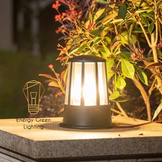 Đèn Sân Vườn Ngoài Trời Energy Green Lighting LT-051 - Trụ Cổng Cột Hàng Rào Mái Hiên - Chống Nước - Bảo Hành 12 Tháng
