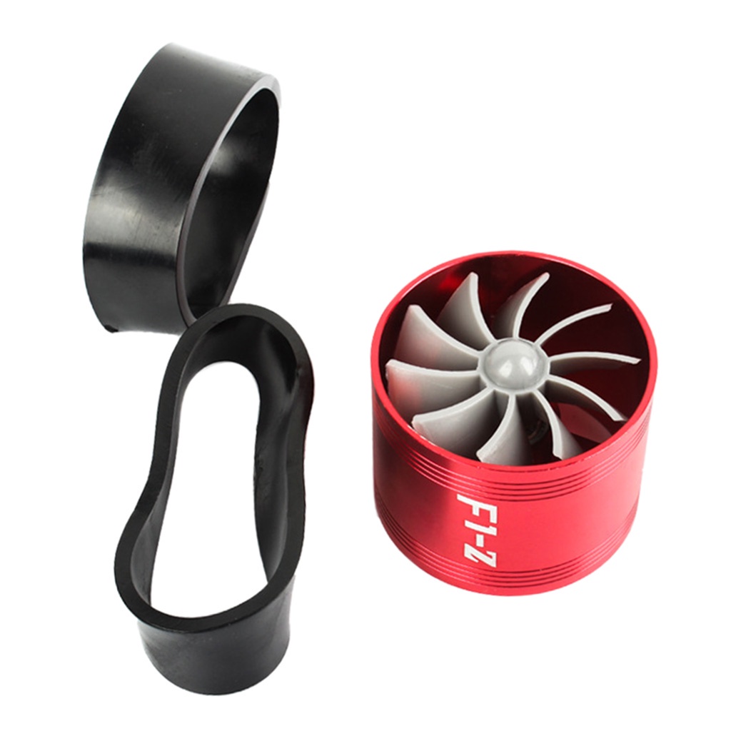 [In stock] 64.5mm x 50mm Air Intake Turbo Charger Fuel Supercharger Saver Fan Aluminum