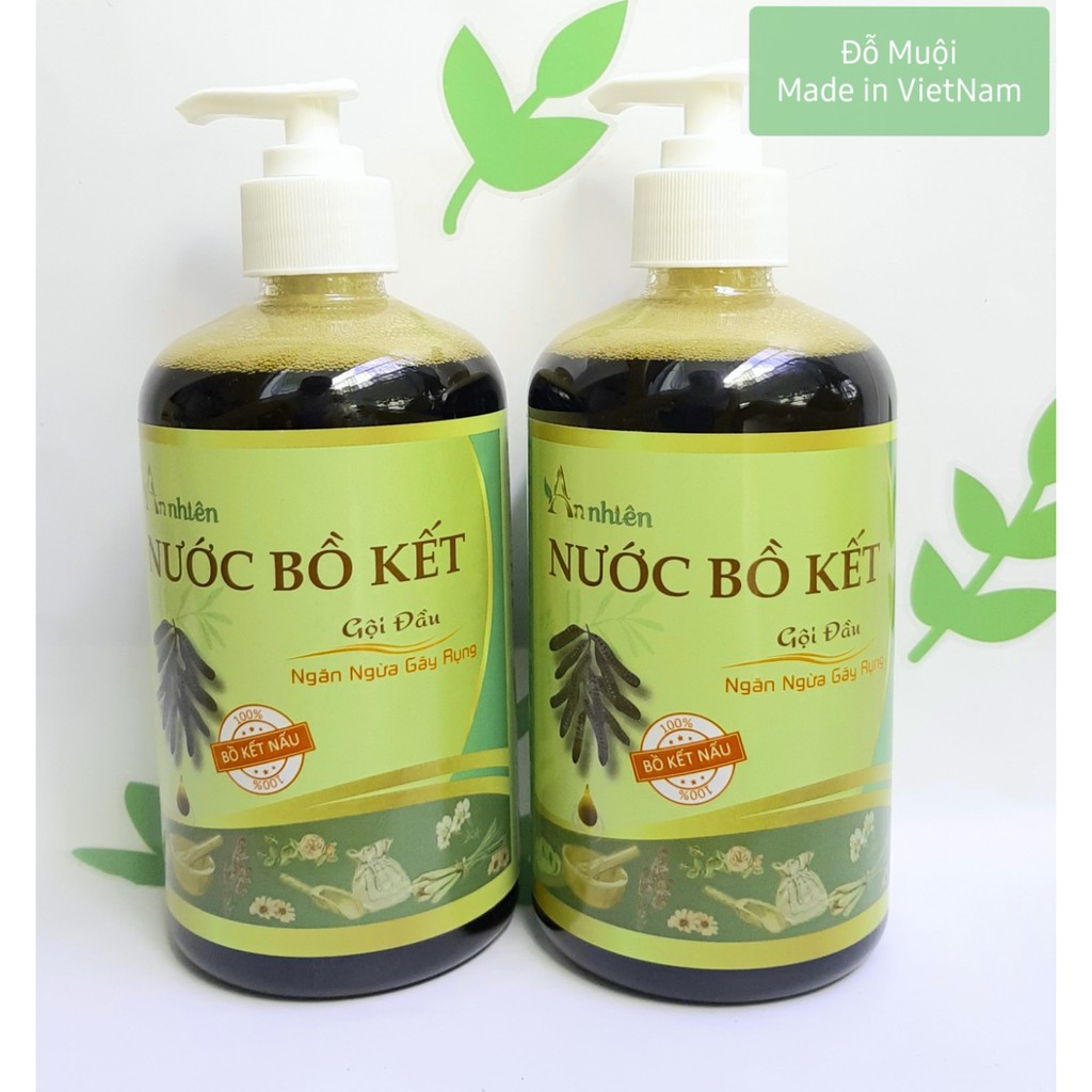 Nước bồ kết gội đầu An Nhiên 500ml trị rụng, dưỡng tóc | BigBuy360 - bigbuy360.vn