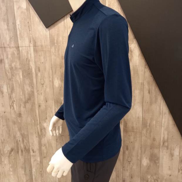 Áo thun nam tay dài, cổ áo có khóa kéo,Chất liệu mỏng nhẹ thoáng mát