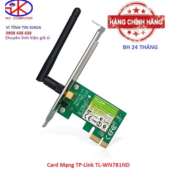 Card Mạng TP-Link TL-WN781ND phân phối BH 24 Tháng