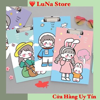 Bìa Kẹp Giấy A4 Hình Cô Gái Dễ Thương Hot