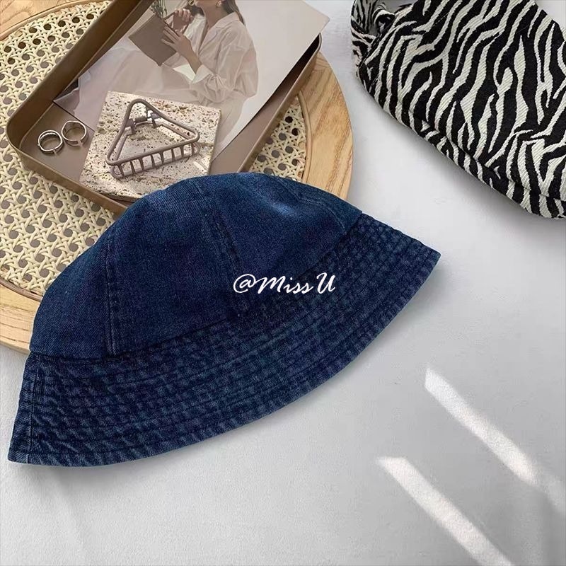 Nón Tai Bèo Denim Thời Trang Hàn Quốc Dành Cho Nữ