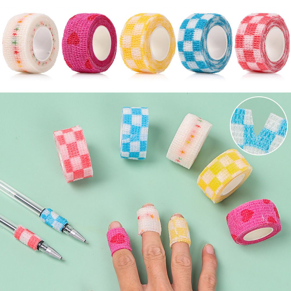 Băng Keo Co Giãn Chống Mài Mòn In Họa Tiết Dễ Thương Tiện Dụng Cho Học Sinh/ Văn Phòng