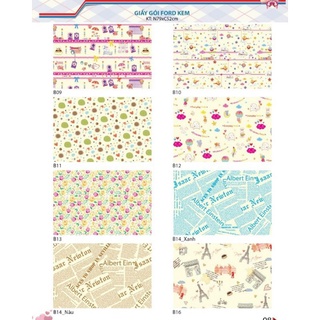 10 TỜ GIẤY LỤA GÓI QUÀ