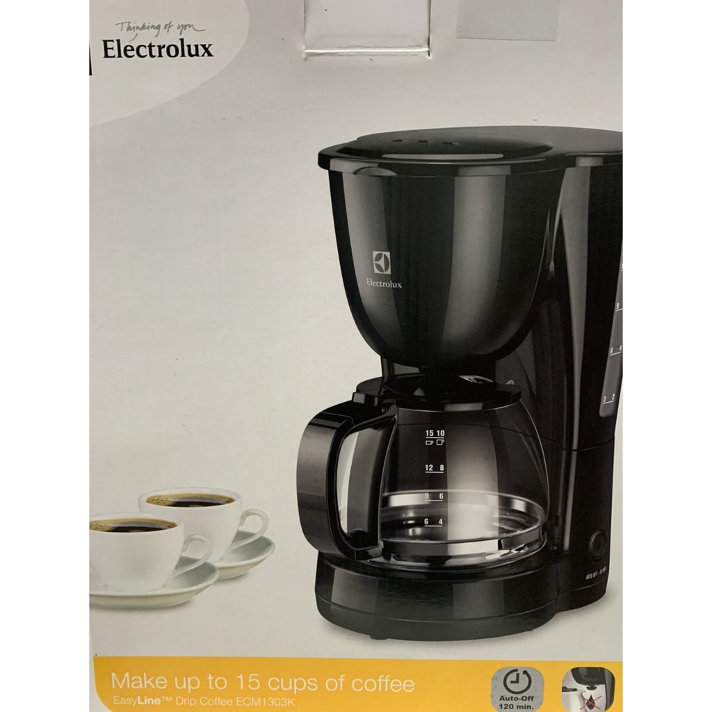 Electrolux Máy pha cà phê EasyLine ECM1303K (không phải máy ECM1303W), brandnew - full box