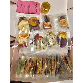 Detox Trái Cây Sấy Khô (30 Gói Tặng Bình 1000ml và đường mật)