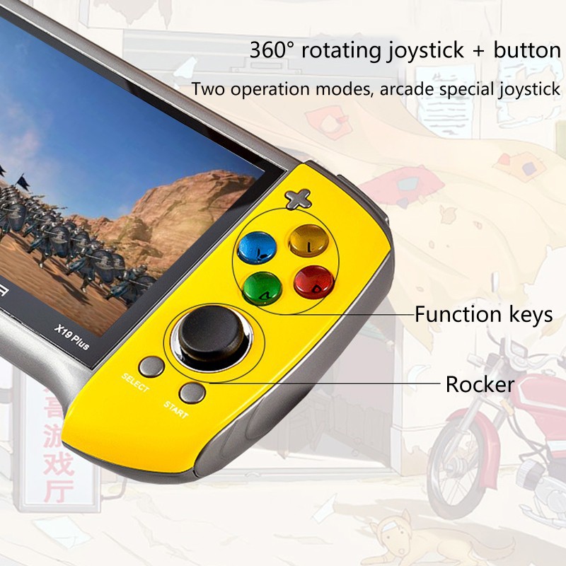 Máy Chơi Game 4 Nút Super Console X Stick 4K HDMI - 30.000 Game PSP/PS1/N64/Dreamcast