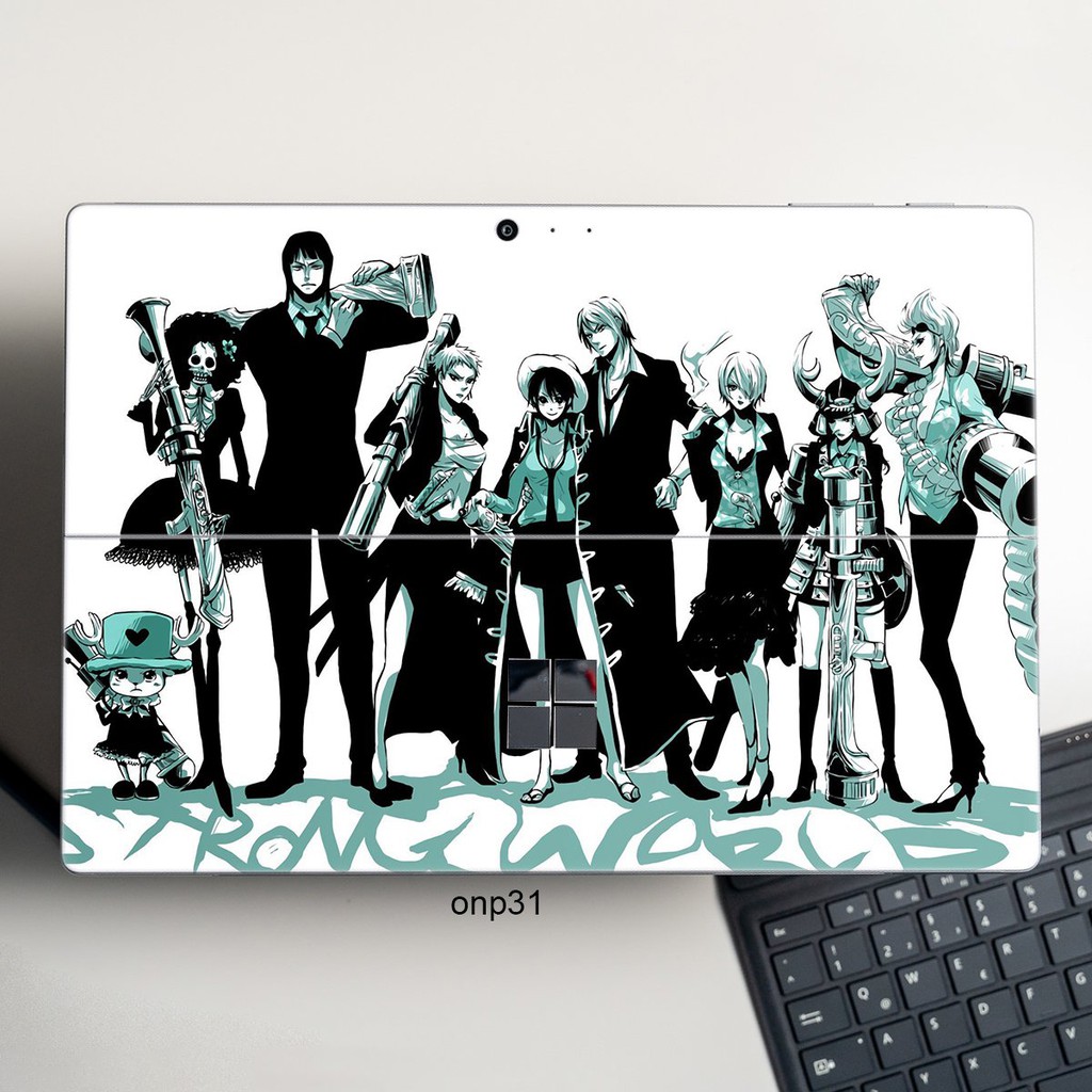 Skin dán hình One Piece x22 cho Surface 3 2015; Go, Go 2, Go 3; Pro 2 3 4 5 6 7 8 X