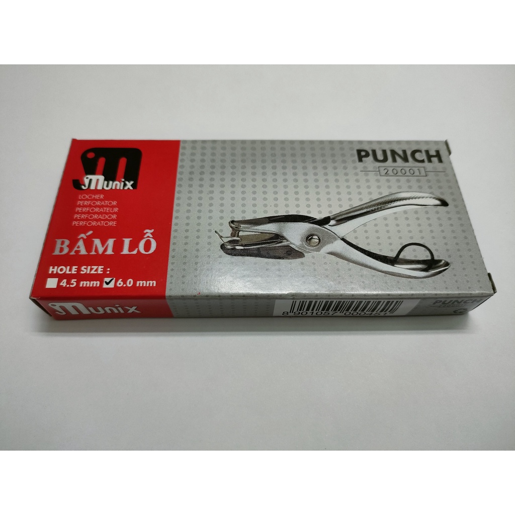 Bấm 1 lỗ Munix 20001 size 6 mm