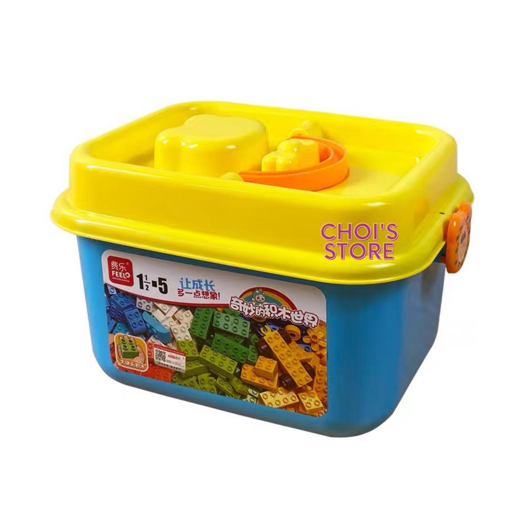 Đồ chơi lắp ghép, xếp hình thông minh cho bé, hãng FEELO cao cấp