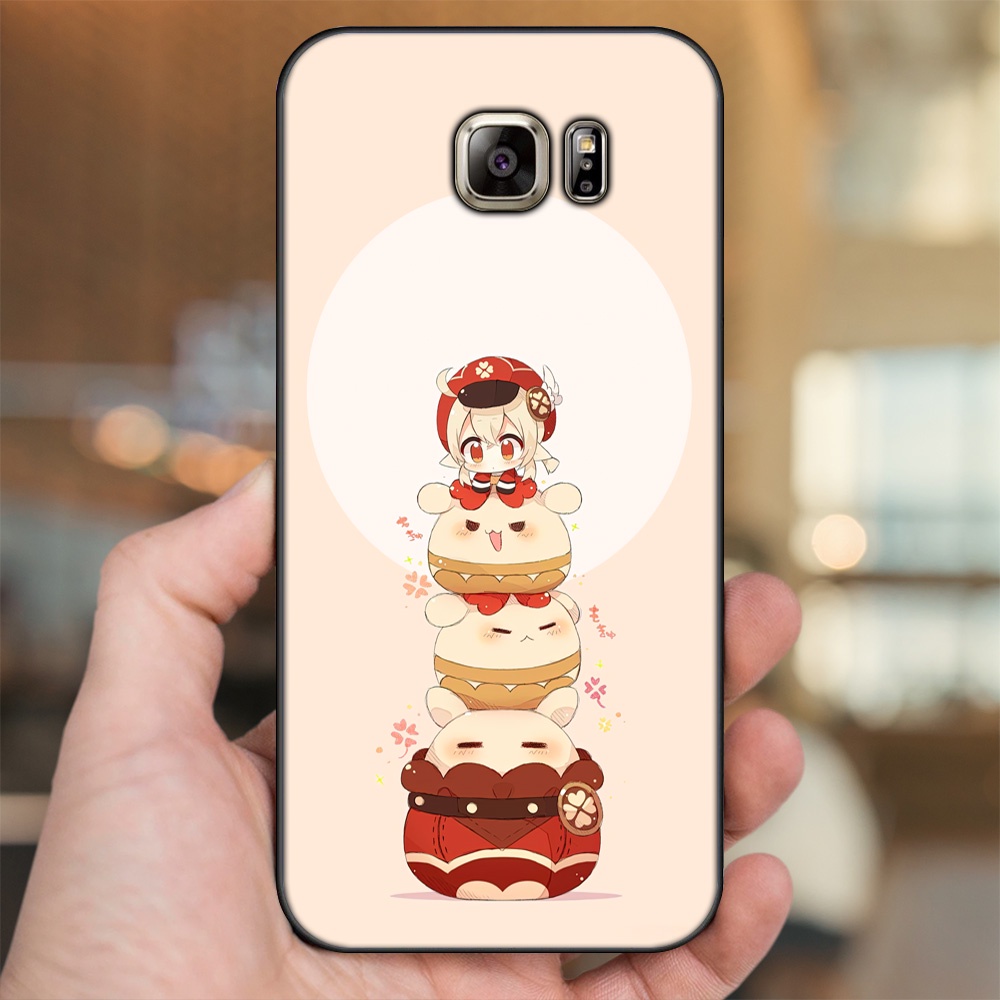 Ốp lưng Samsung Note 5 viền đen in hình Klee Genshin Impact