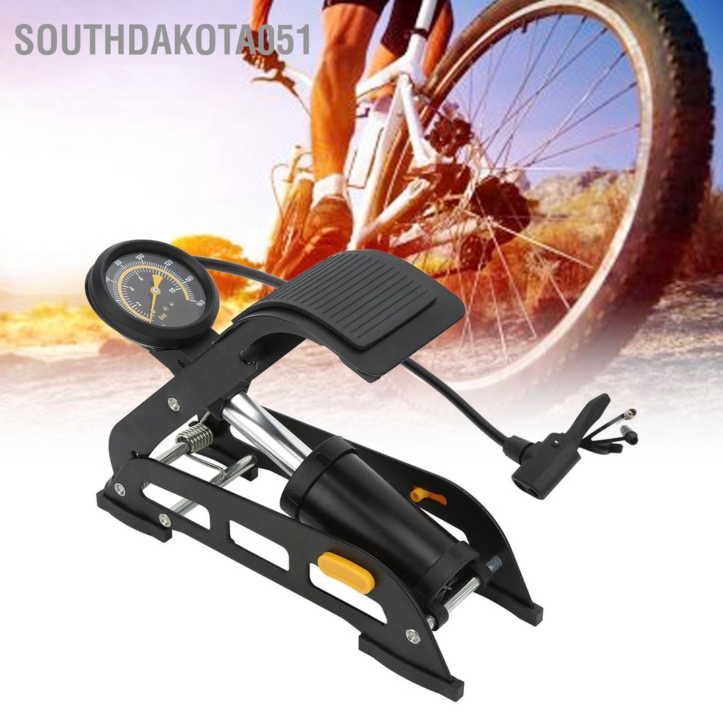 Southdakota051 Bơm xe đạp Thiết kế bàn áp suất cao Di động chống ăn mòn Xe máy khí cho leo núi