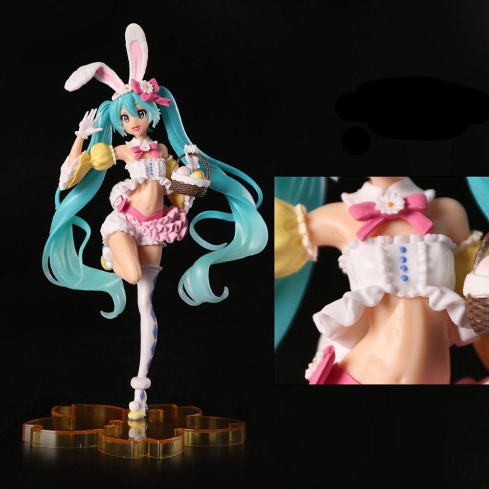 Mô Hình Ca Sĩ Ảo PATRICIA 22CM Tai Thỏ Bằng PVC Trang Trí