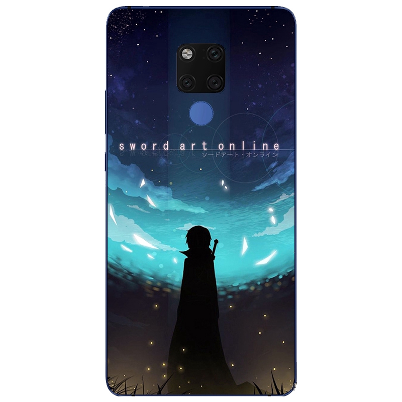 Xiaomi Mi 10 10T Pro Lite Sword art online Cartoon Phone Case Redmi 9 9A 9C Note 9 9S Pro silicone Cover