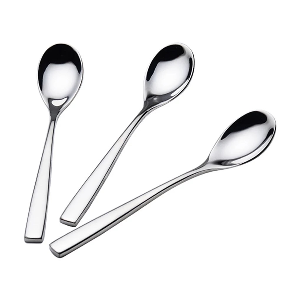 5 Cái Thìa  Inox 304 - Thìa  Ăn Cơm Người Lớn -Dày Xịn Bóng Đẹp Phong Cách Nhật Trung