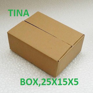 25x15x5 Bộ 20Thùng Carton(2.1k/thùng).