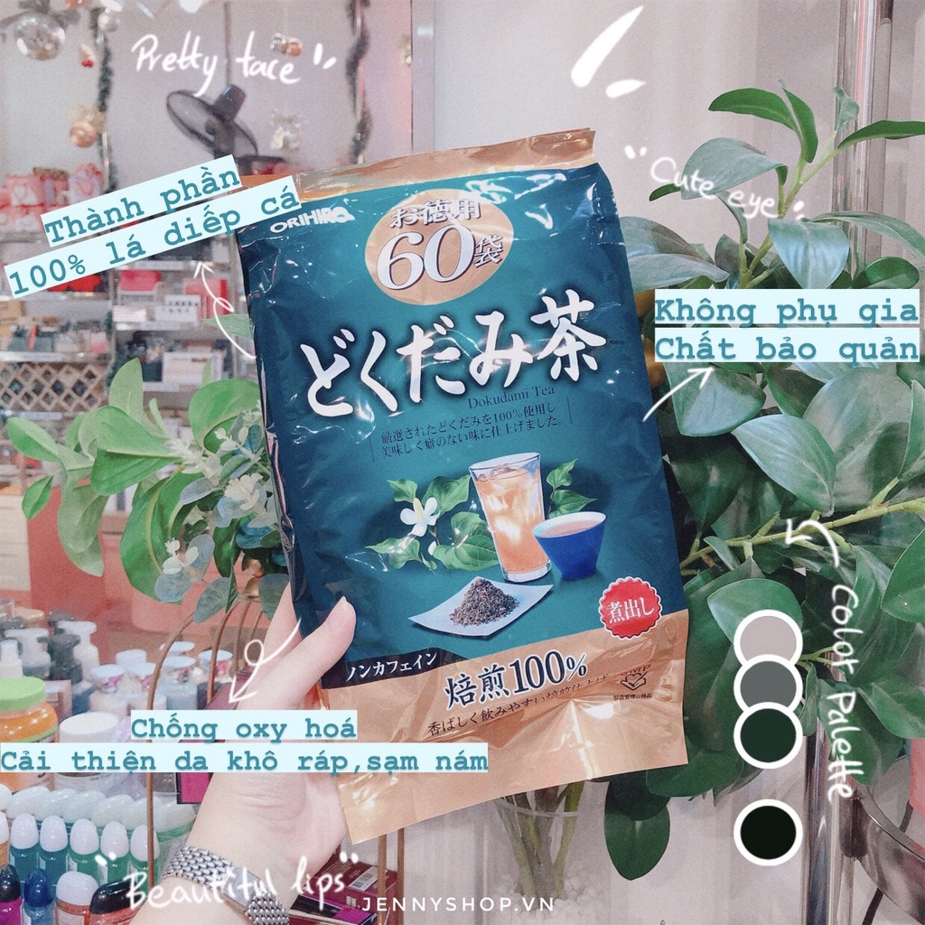 Trà Diếp Cá Hỗ Trợ Thải Độc Orihiro Dokudami Tea Nhật Bản