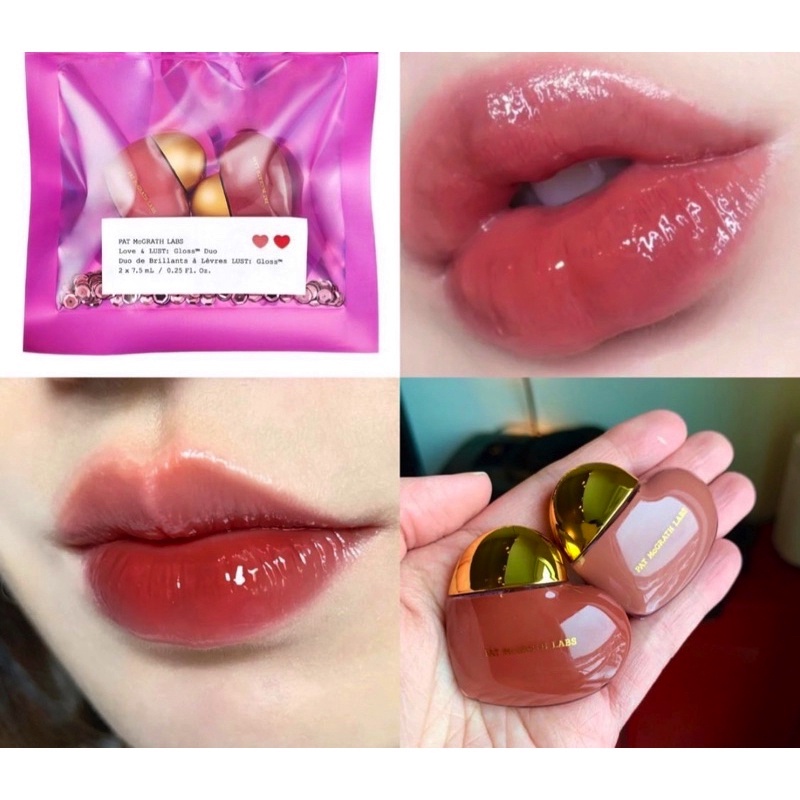 🔥 HOT - Fullset 🔥 Set son bóng dưỡng môi PAT McGRATH LABS Love & LUST Gloss Duo