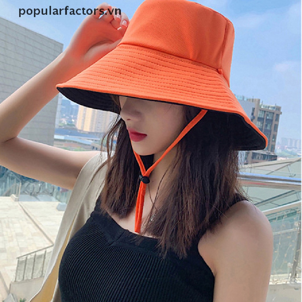 Nón Tai Bèo Hai Mặt Chống Tia UV Có Thể Gấp Gọn Thời Trang Mùa Hè Cho Nữ