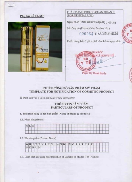 ORGA SERUM DƯỠNG TRẮNG NGỌC LINH SÂM