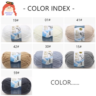 Cuộn Chỉ Cotton 5 Lớp Màu Trắng / Xám Sữa Tiện Dụng Đồ Thủ Công Diy