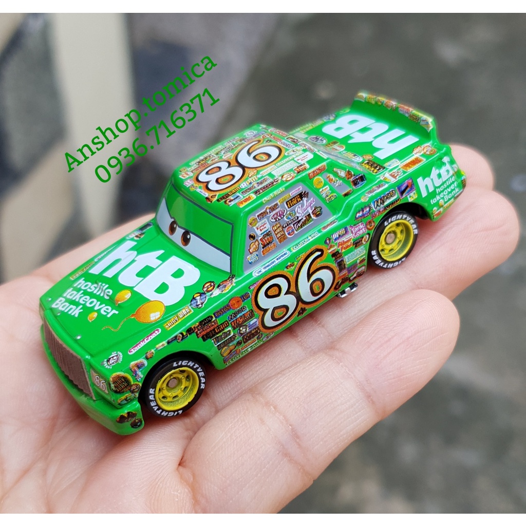 Xe mô hình tomica Nhật Bản - Cars không hộp - Chick Hicks - màu xanh