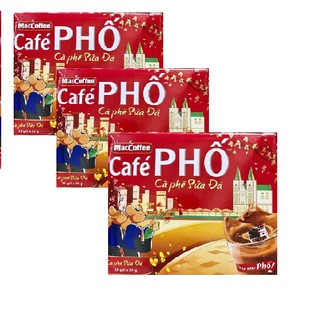 Cafe phố sữa đá - Hộp 10 gói x 24g