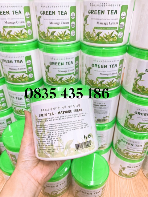 Kem massage trà xanh Green Tea Massage Cream