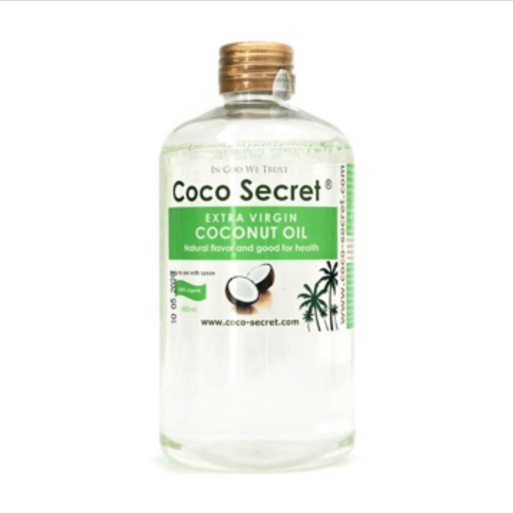 [500ml - hình thật] Dầu Dừa ép lạnh coco secret (hàng chuẩn) - dưỡng mi, massage, dưỡng tóc, dưỡng môi, dưỡng da...