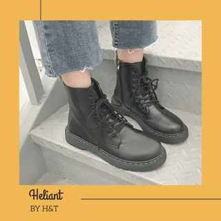 [ORDER GIÀY TẶNG TẤT] BOOTS NỮ CỔ CAO DA MỀM CÓ KHOÁ