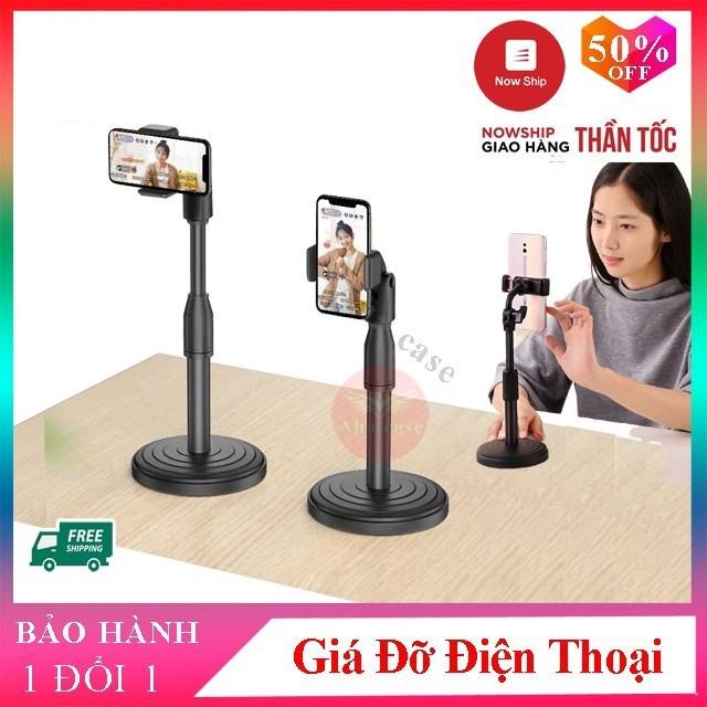 Giá Đỡ Điện Thoại livestream xem video Ổn Định Xoay 360 Độ dùng để Quay Phim Ghi Hình Đa Dụng