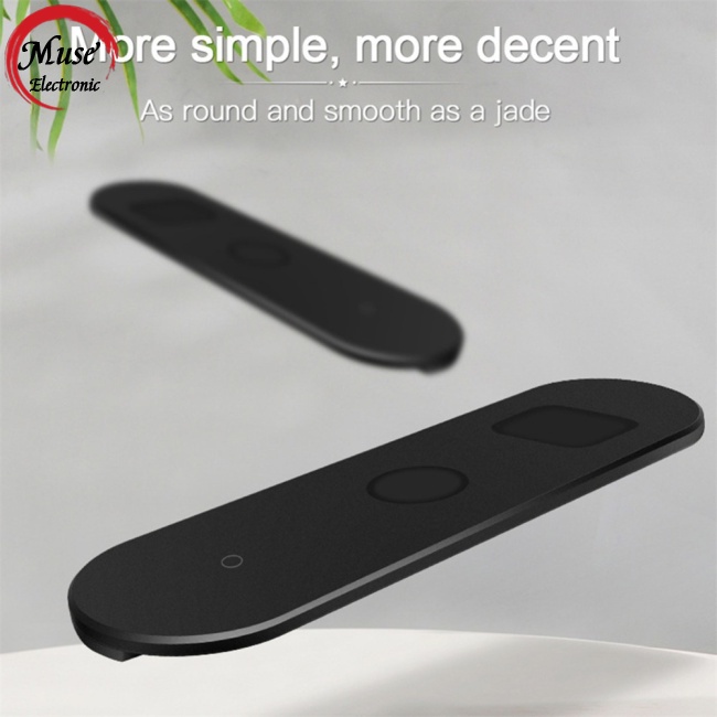 Đế Sạc Nhanh Không Dây 3 Trong 1 Qi Tương Thích Với Iphone 11 X Xs Max Xr Airpods Pro Iwatch