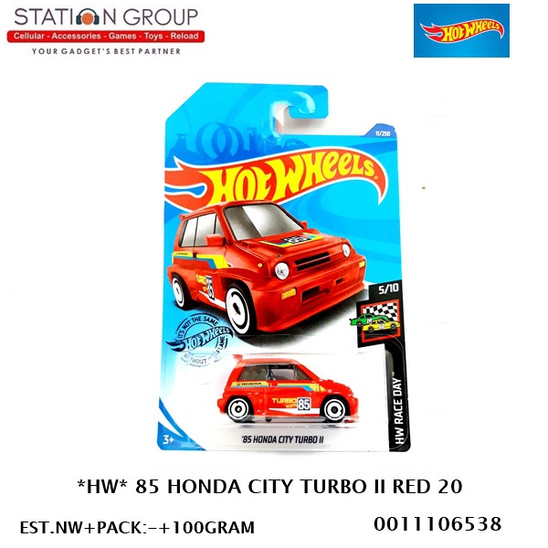 Hot Wheels Mô Hình Đồ Chơi Xe Hơi Honda City Turbo Ii Red 20 85