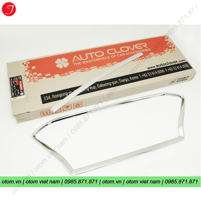 Ốp trang trí viền ca lăng và lưới ba đờ xốc Hyundai Kona Korea (2pcs)