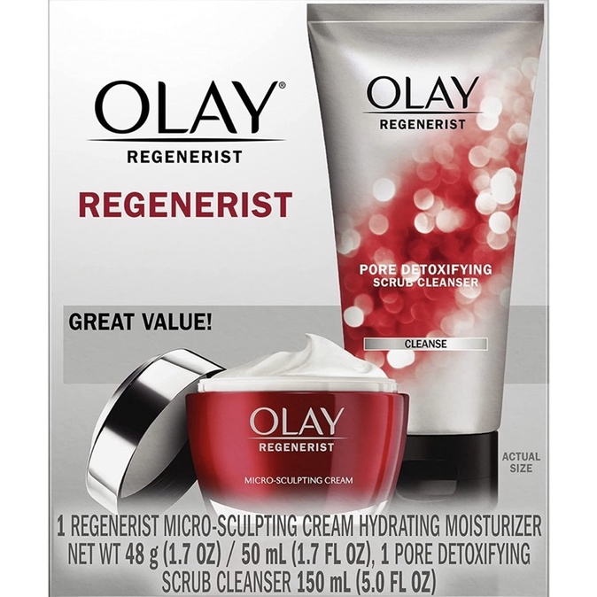 OLAY USA_Sữa Rửa Mặt OLAY Regenerist DETOXIFYING PORE SCRUB Cleanse
