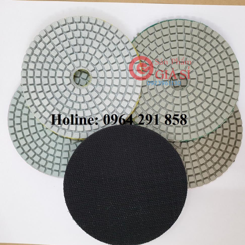 2 Lá Số đánh bóng đá Granite Marble - đế dính đánh bóng đá 4inch ❤️freeship❤️