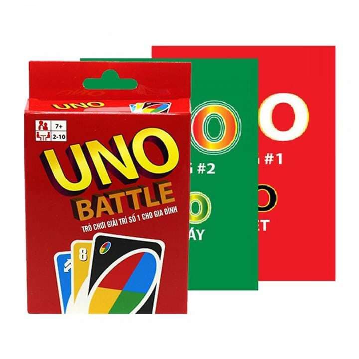 COMBO UNO BATTLE + 2 bản UNO MỞ RỘNG 1 và 2. chất lượng đẹp uy tín có bảo hành