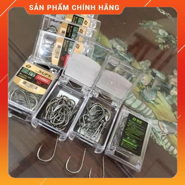 [Lưỡi Câu Chính Hãng] Lưỡi Câu SUPER Chinu Siêu Chuẩn Đủ Size