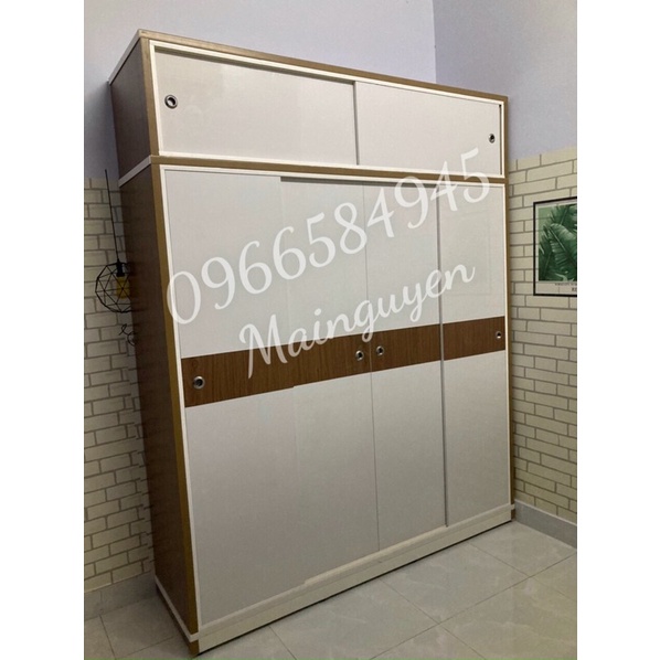 Tủ nhựa đài loan cao 2m ngang 1m6 sâu 45 freeship hcm 15km