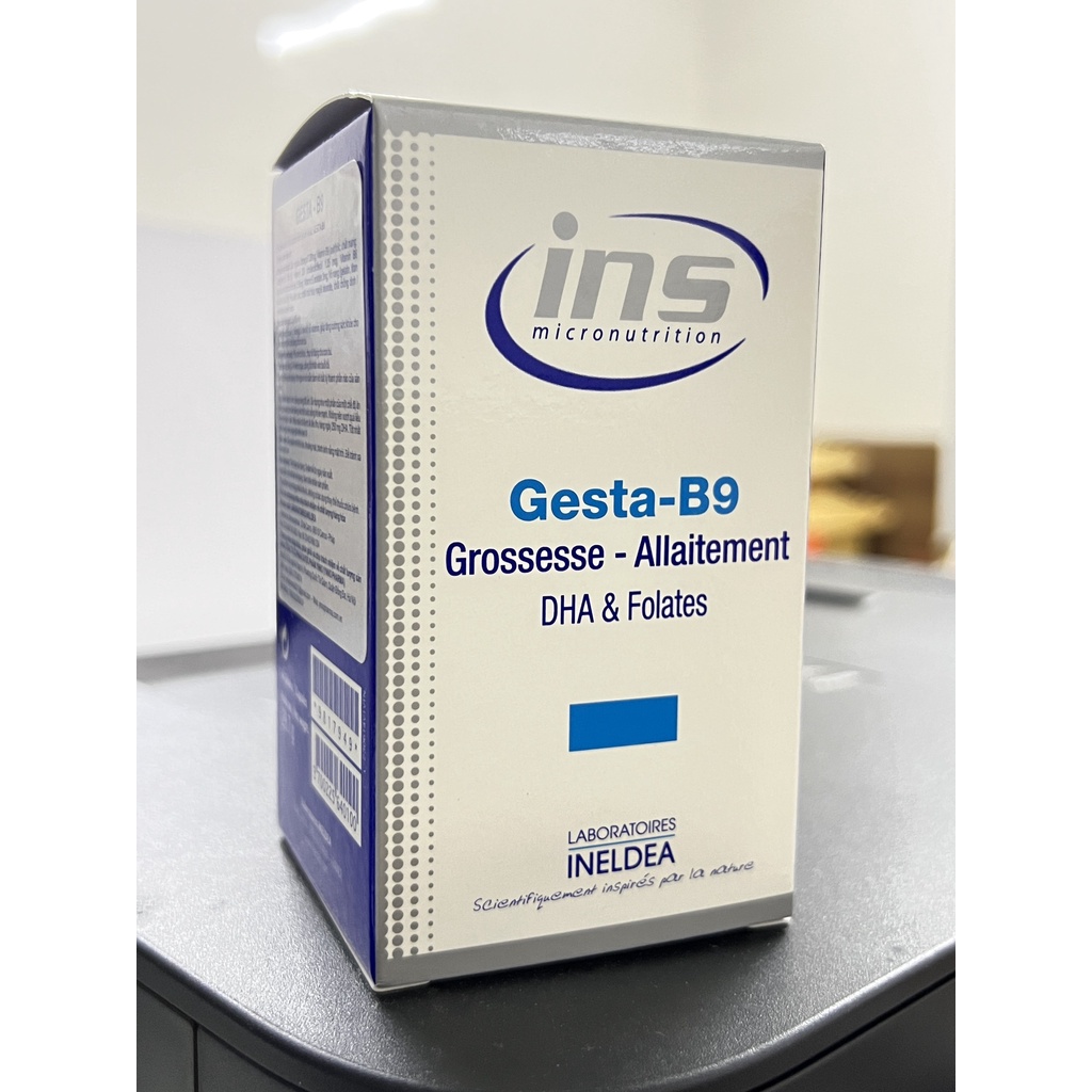 Viên Uống Bổ Sung DHA Omega Gesta B9 Cho Phụ Nữ Có Thai Cho Con Bú.Lọ 60 Viên suckhoechomoinha