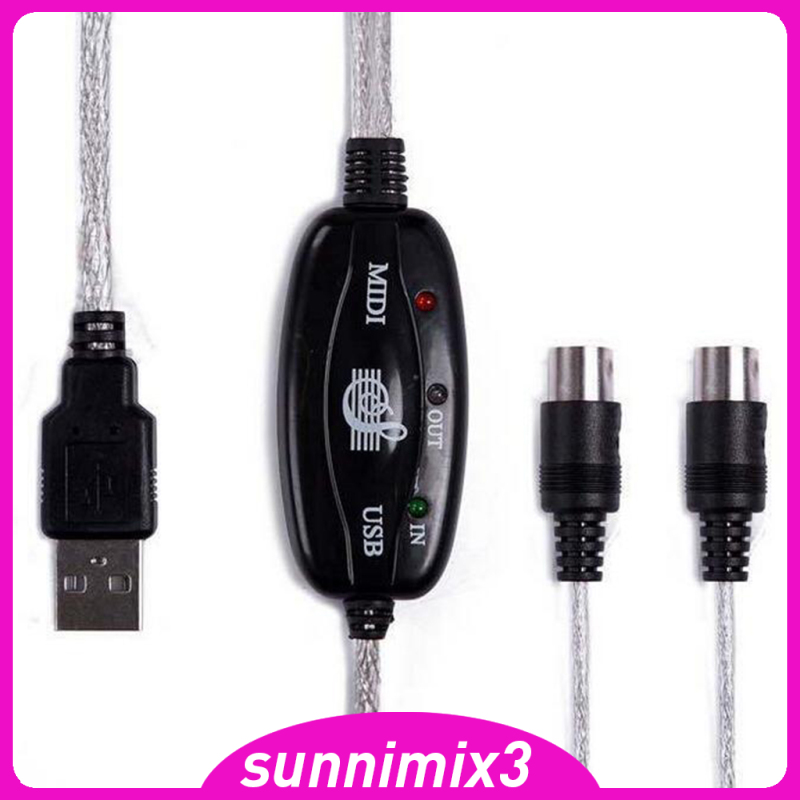 Dây Cáp Chuyển Đổi Usb Sang Midi