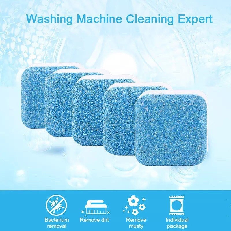 Viên vệ sinh lồng máy giặt công nghệ mới diệt khuẩn 99% và tẩy sạch cặn máy giặt