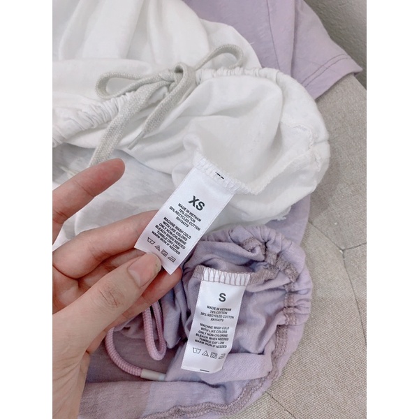 Áo phông cotton nữ 2 màu xuất dư xịn