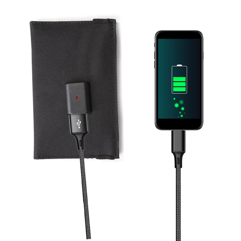 Tấm Sạc Pin Năng Lượng Mặt Trời 10W 5V Cổng USB Cho Điện Thoại