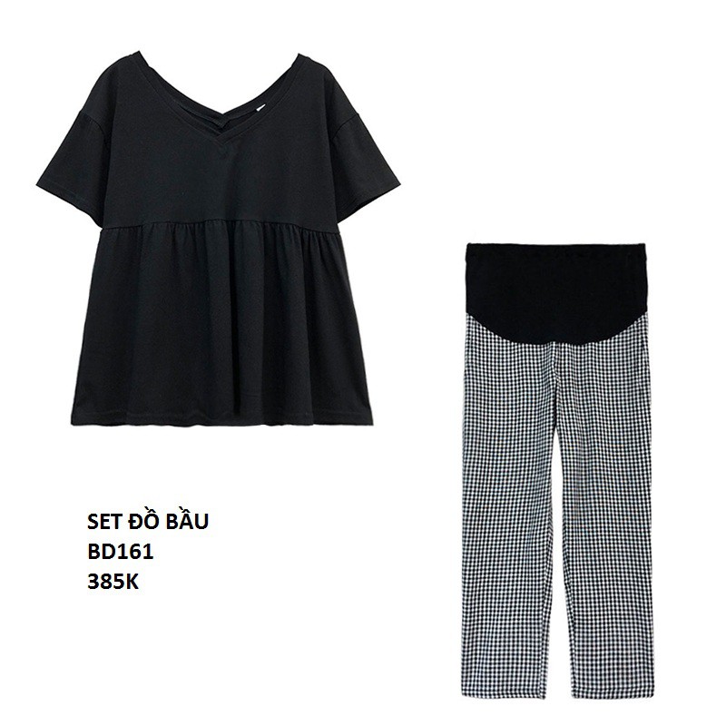 SET BỘ ĐỒ BẦU DÀI ĐI LÀM ĐI CHƠI SANG CHẢNH BD161