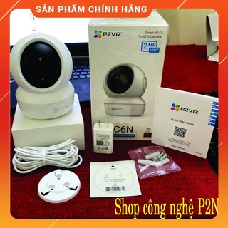 Camera Wifi Ezviz C6N 2.0MP Full HD độ nét cao, xoay 360 độ, hàng chính hãng bảo hành 24 tháng