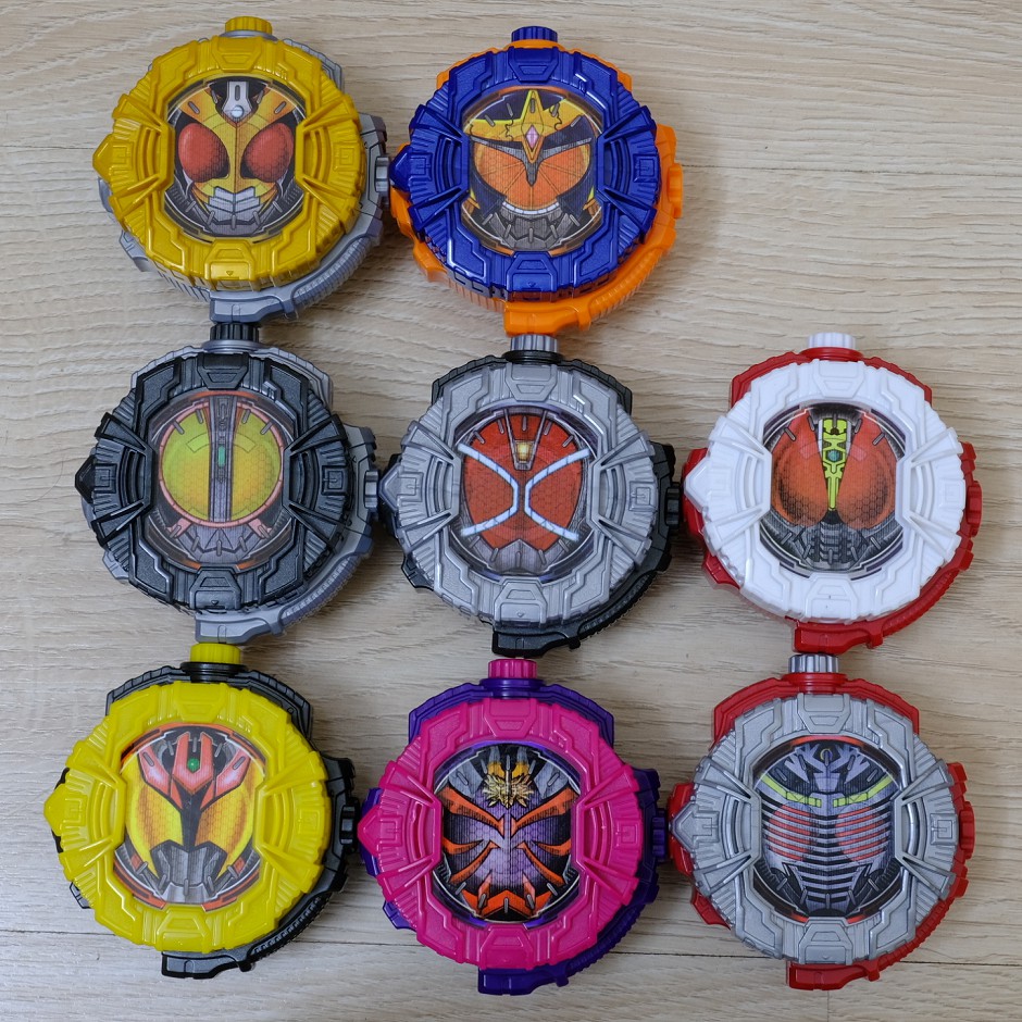 Đồ chơi Ridewatch Gashapon Candy Dòng Main Rider và Limited cực hiếm Chính Hãng Bandai Ride Watch Kamen Rider Zi-O SG GP